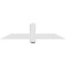 Ekena Millwork Eugene Architectural Grade PVC Gable Bracket, 48"W x 12"H x 4"D x 4"F, 6/12 Pitch GBP048X12X0404EUG00 - alternate 4